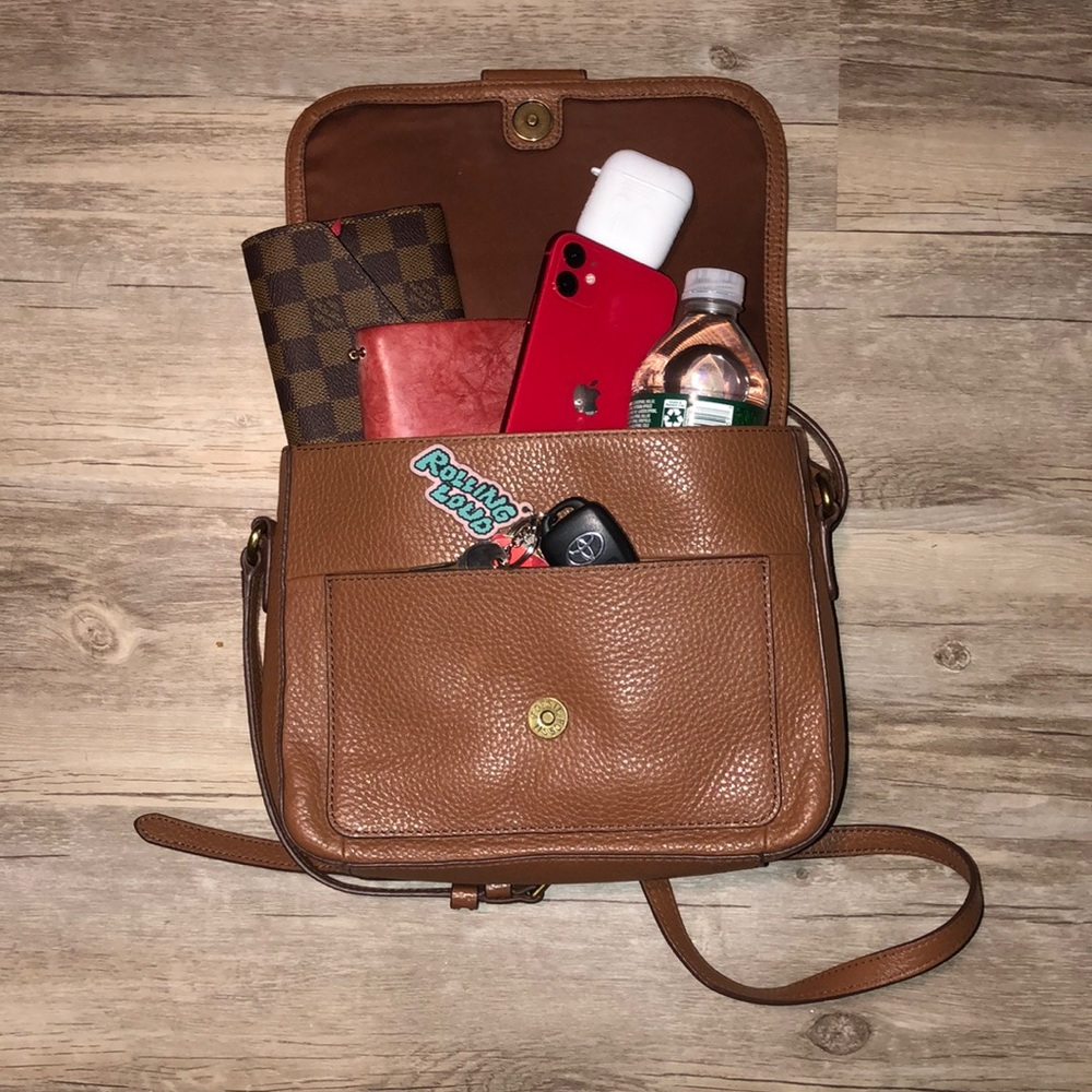 Fossil crossbody top handle bag